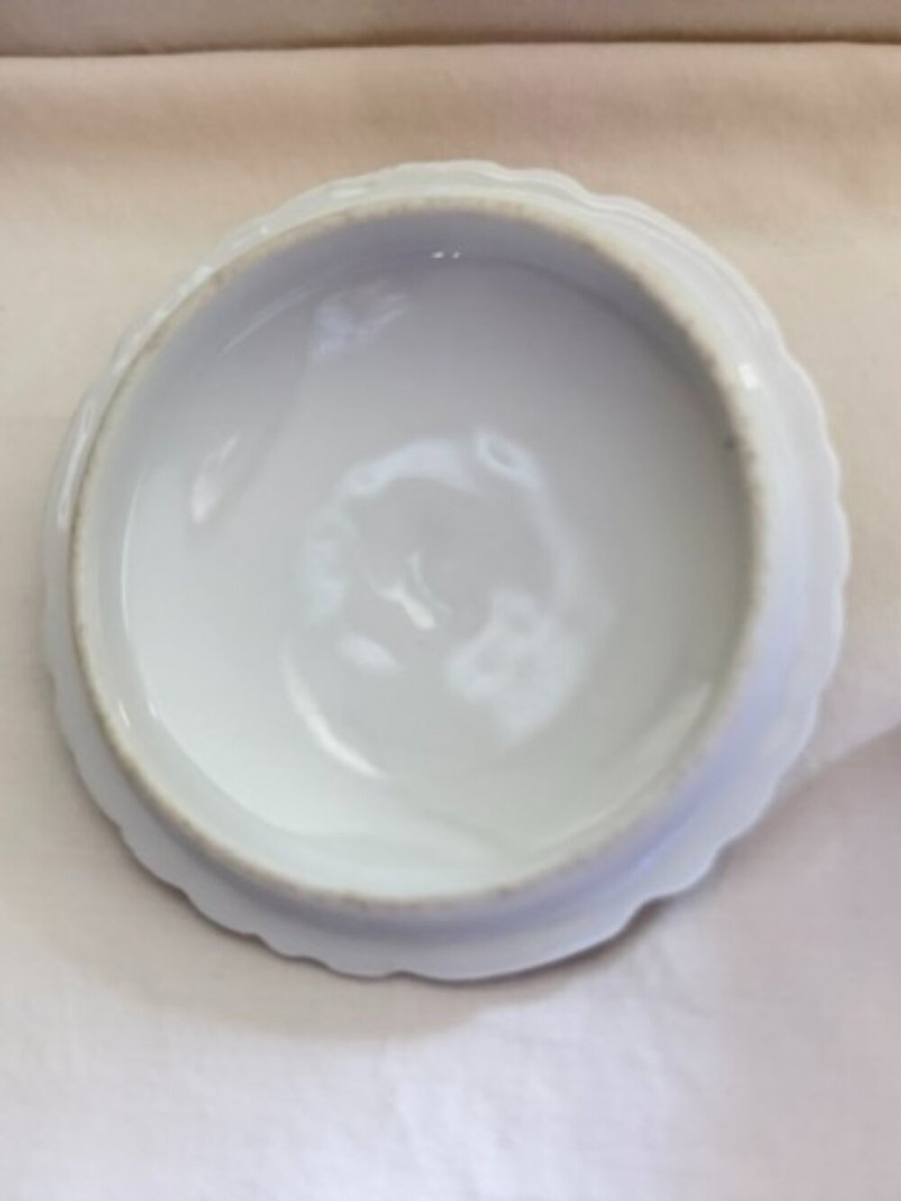 Vintage Limoges Porcelain Lidded Sugar Bowl - Picture 4 of 12